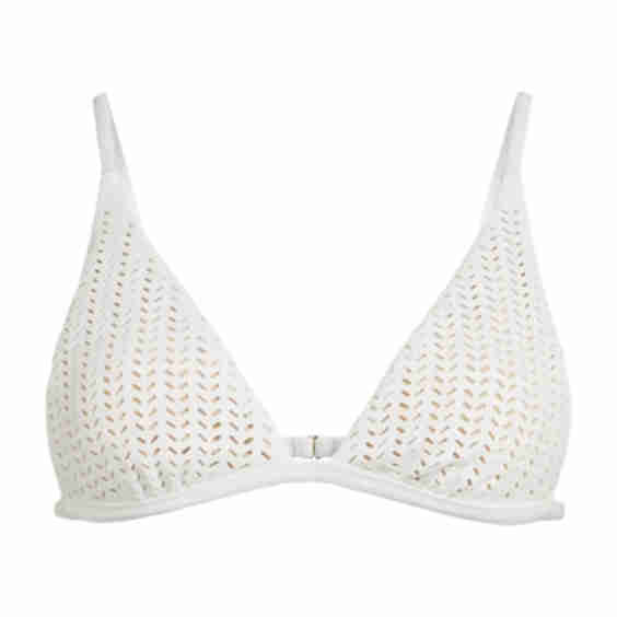 Jamie Laser-Cut Bikini Top