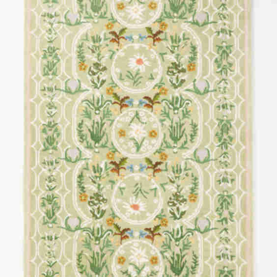 Edelweiss Wool Hand-Tufted Floral Printed Rug