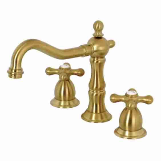 Heritage Widespread Bathroom Faucet with Drain Assembly