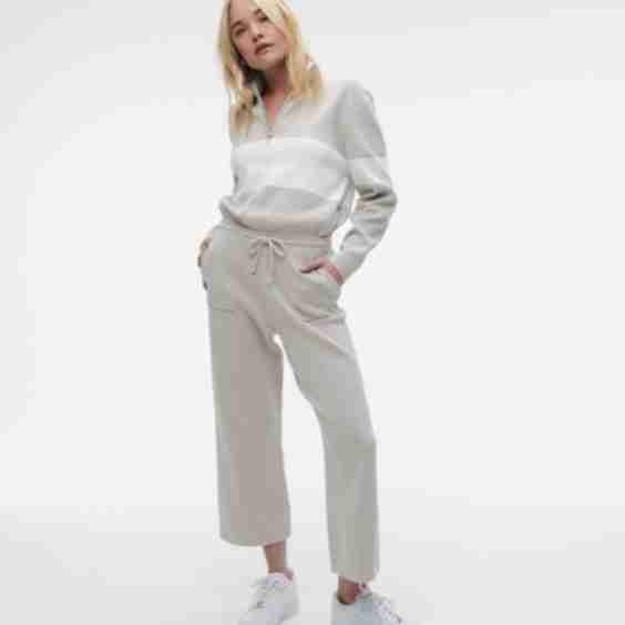 Caf Cotton Cashmere Cropped Sweatpant