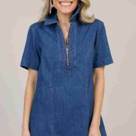 Collins Denim Dress