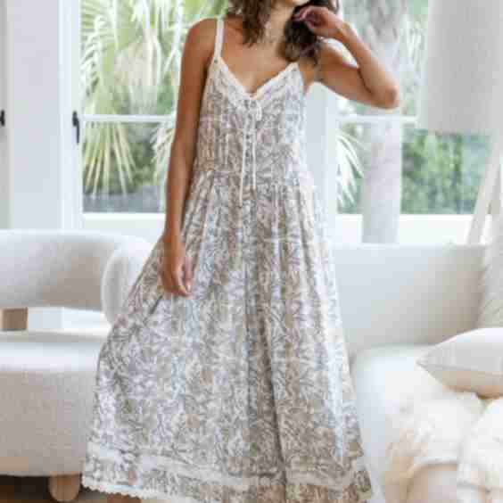 Cotton & Lace Jumpsuit