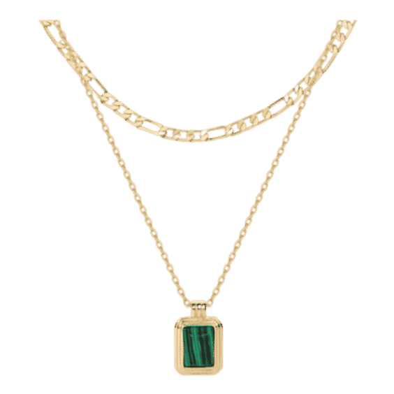 Malachite Layered Necklace