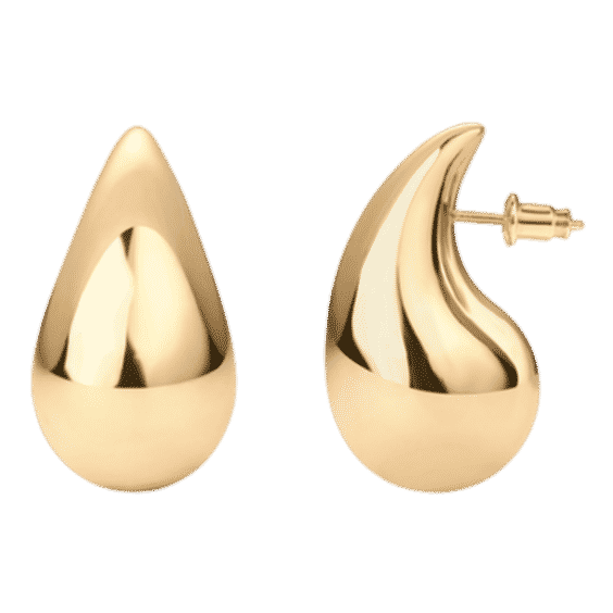 Teardrop Hoop Earrings