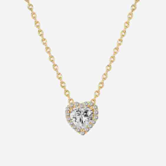 Heart Halo Necklace