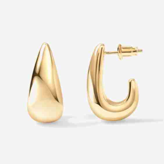 Gaia Chunky Hoop Earrings