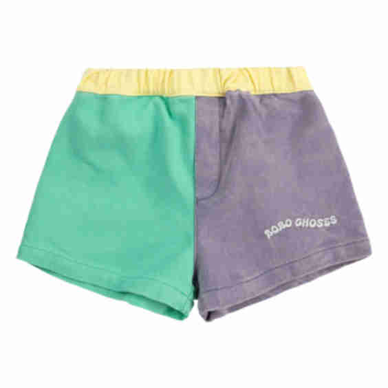 Colorblock Recycled Fiber Shorts