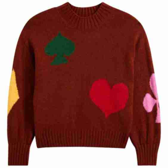 Kids' Joker Jacquard Crewneck Sweater
