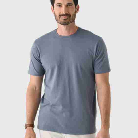 The Luxe Supima Crew Neck Short Sleeve Tee
