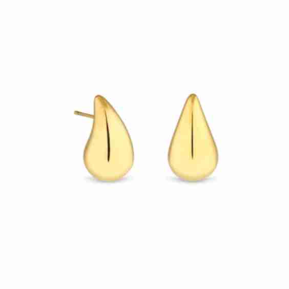 Gold Plated Teardrop Earrings