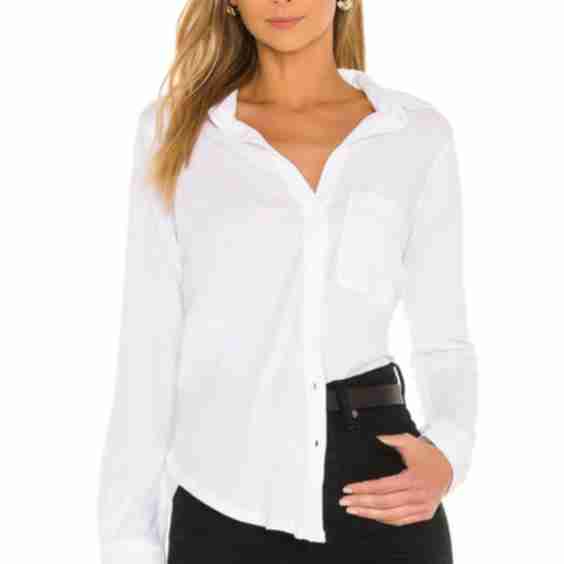 Light Weight Jersey Button Down