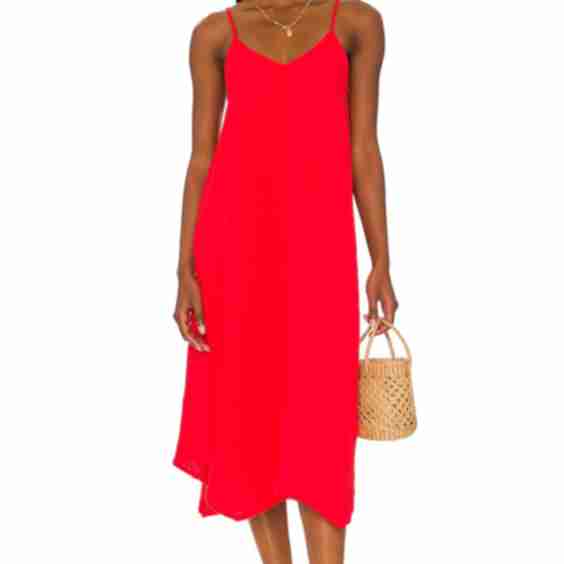 Beach Gauze Midi Dress