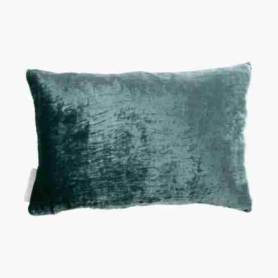 Silk Velvet Lumbar Pillow