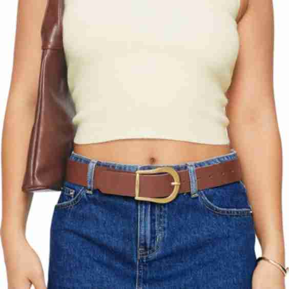 Nickei Denim Miniskirt