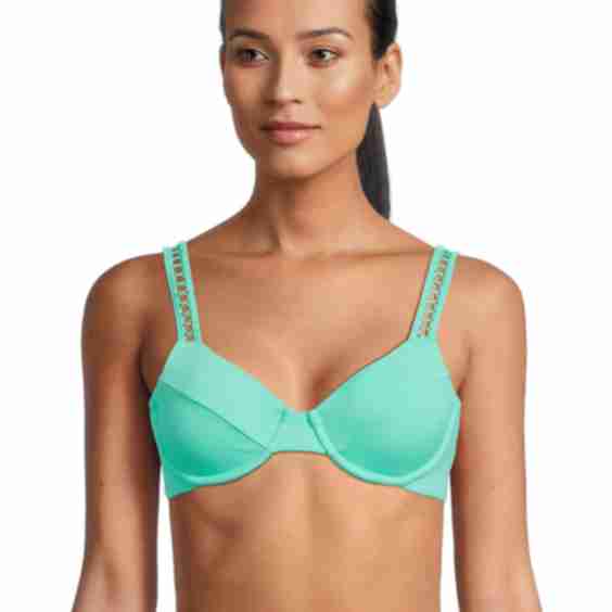 Modern Edge Rib Sandy Underwire Bra Top
