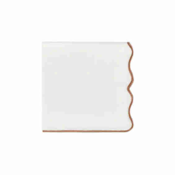 Scalloped Linen Napkin