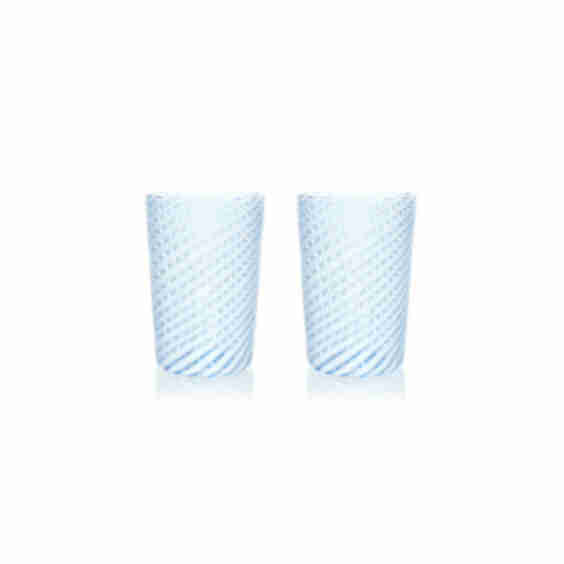 Pair of Murano Swirl Tumblers