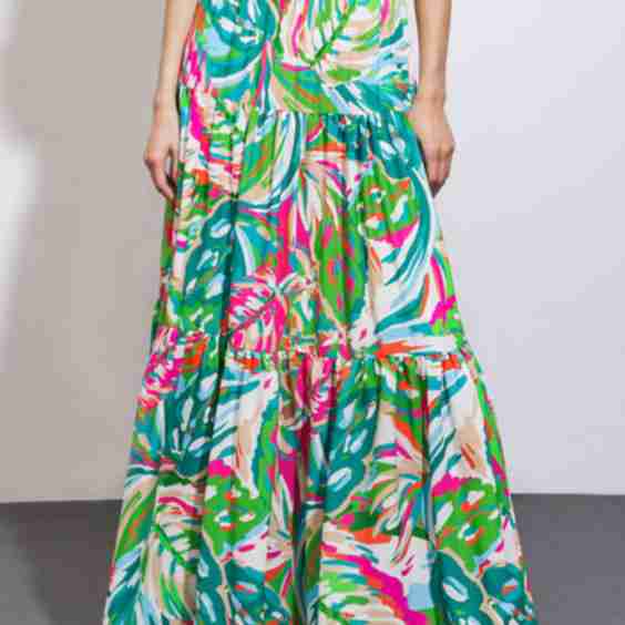 Bring Good Energy Woven Maxi Skirt