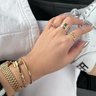 Relaxed Iced Initial Necklace