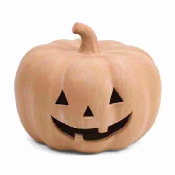 Outdoor Safe Ceramic Jack O Lantern Pumpkin