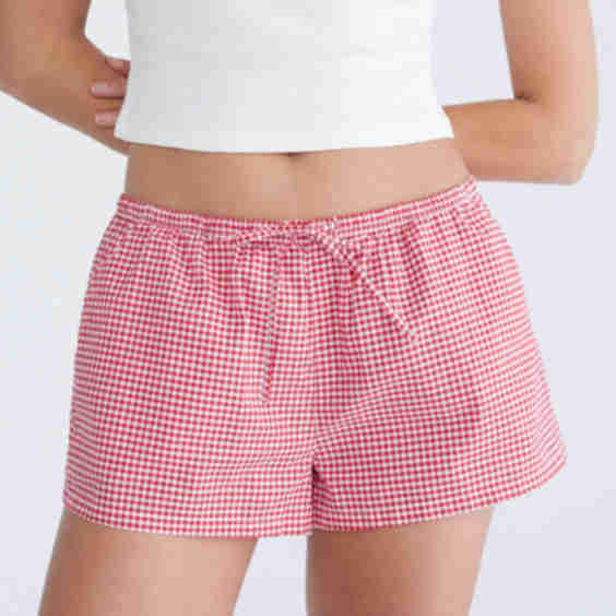 Gingham Poplin Boxer Shorts