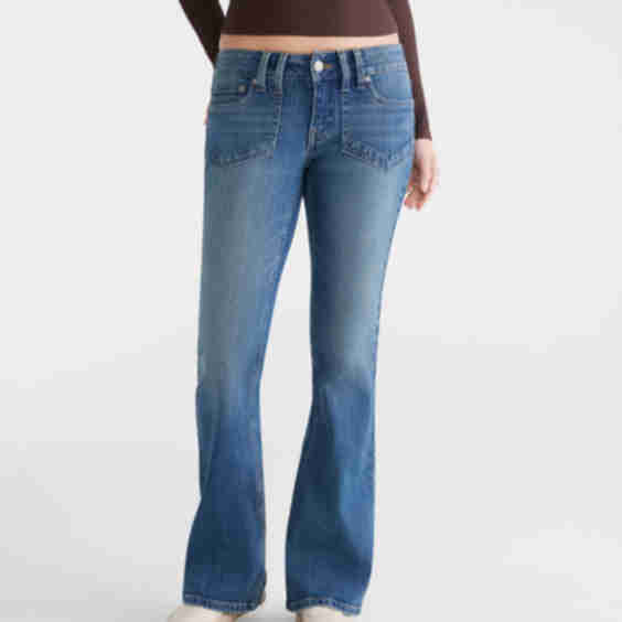 Low-Rise Flare Jean