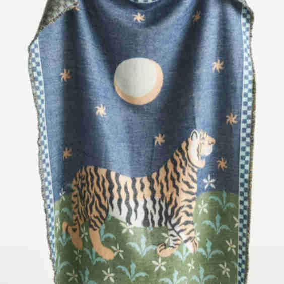 Cotton Jacquard Throw Blanket