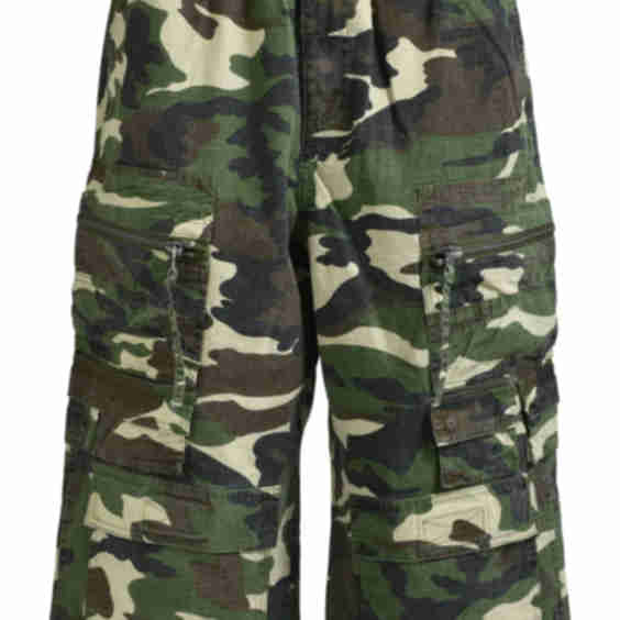 Camouflage Print Shorts