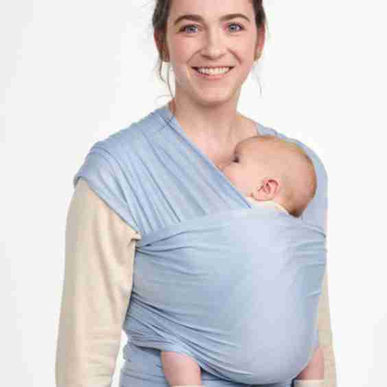 Baby Blue Stretchy Baby Wrap