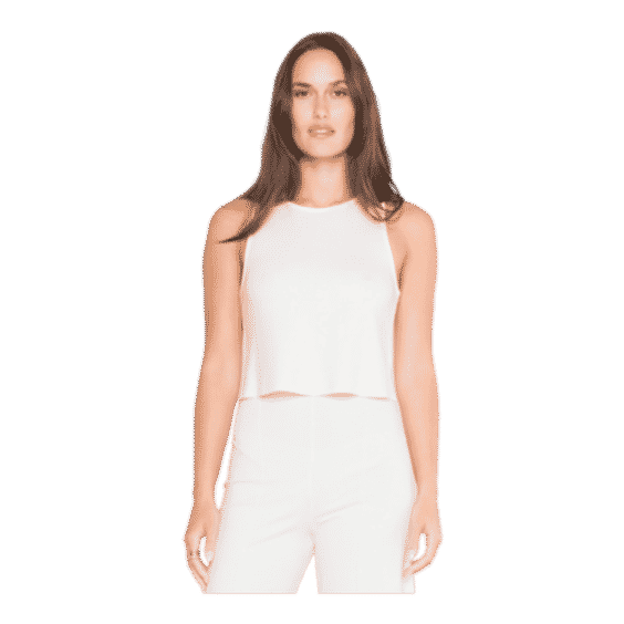Off-White Ponte Knit Tank Top