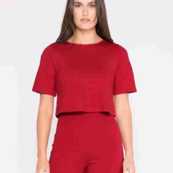 Ponte Short Sleeve Top
