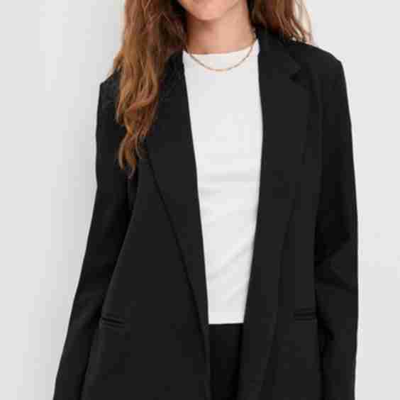 Ponte Knit Oversized Blazer