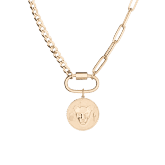 Aurate X Kerry: Lioness Pendant Necklace