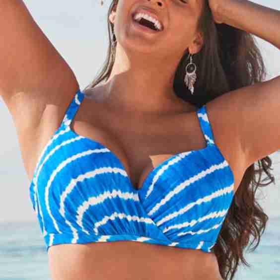 Ruler Bra Sized Underwire Bikini Top