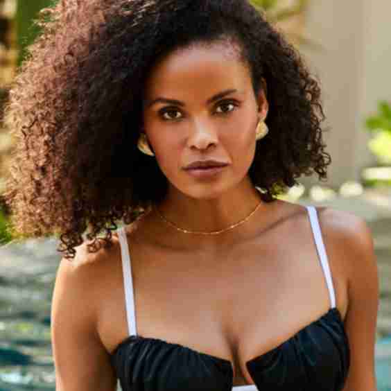 Shirred Underwire Bikini Top
