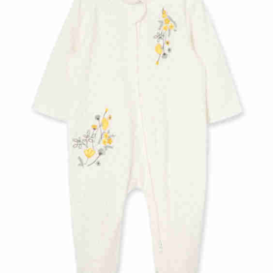 Primrose 2-Way-Zip Footed One-Piece