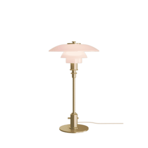 PH 2/1 Pale Rose Brass Table Lamp
