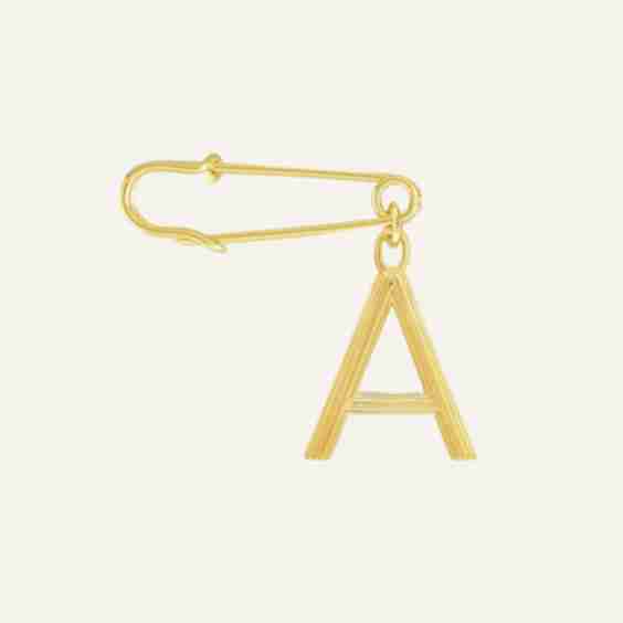 Alphabet Brooch