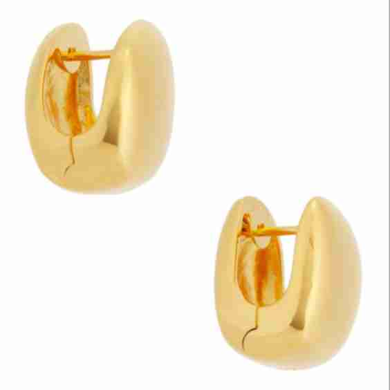Quart De Soleil Hoop Earrings 