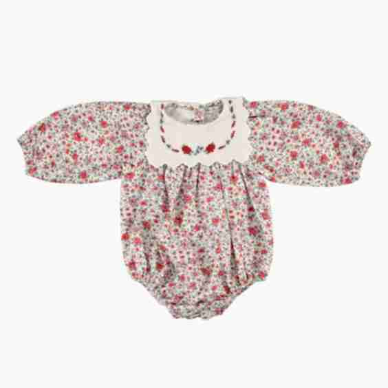 Clementine Floral Romper