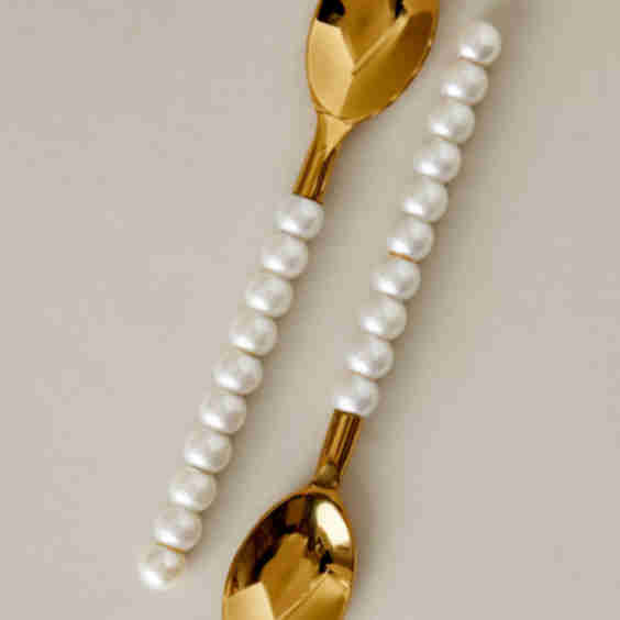 Pearl Spoons Set of 2