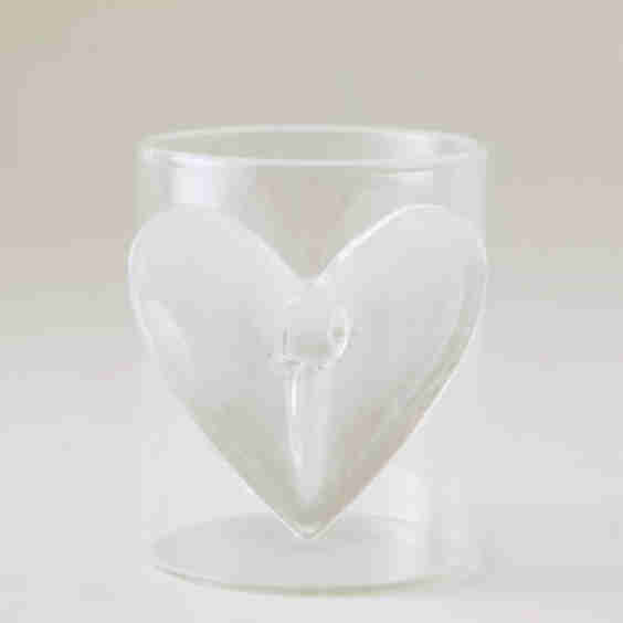 Heart Tumbler Glass