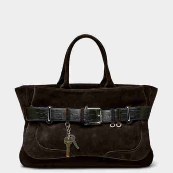 Brocle large suede tote bag
