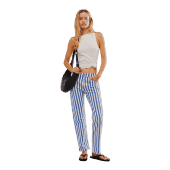 Sunset Mid-Rise Straight Jeans