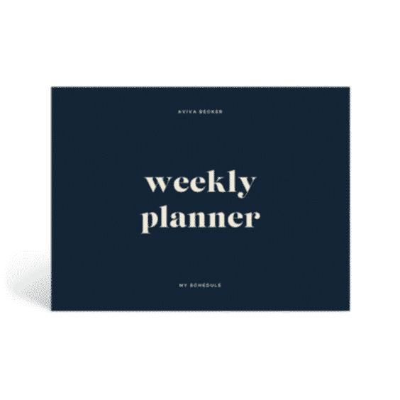 Weekly Desk Planner