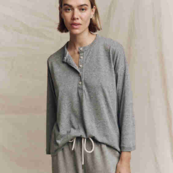 The Shrunken Henley Top