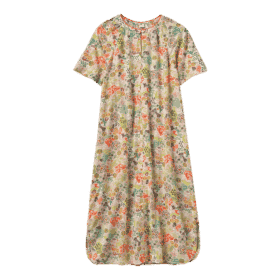 Harlequin Print Organic Cotton Nightdress