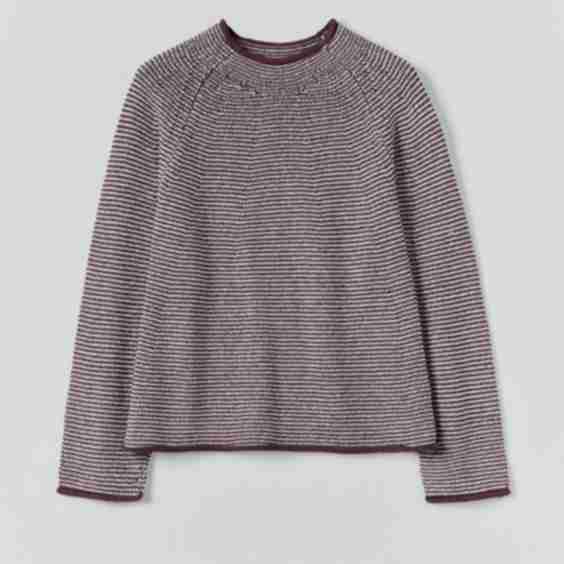Stripe Linen Cotton Sweater