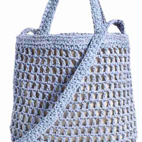 The Transport Tote Straw Edition - Mini Crossbody