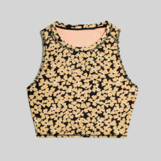 Tank Rashguard Crop Top 
